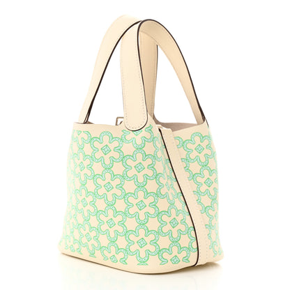 Hermes Swift Micro Lucky Daisy Picotin Lock Nata Vert 3 of 11