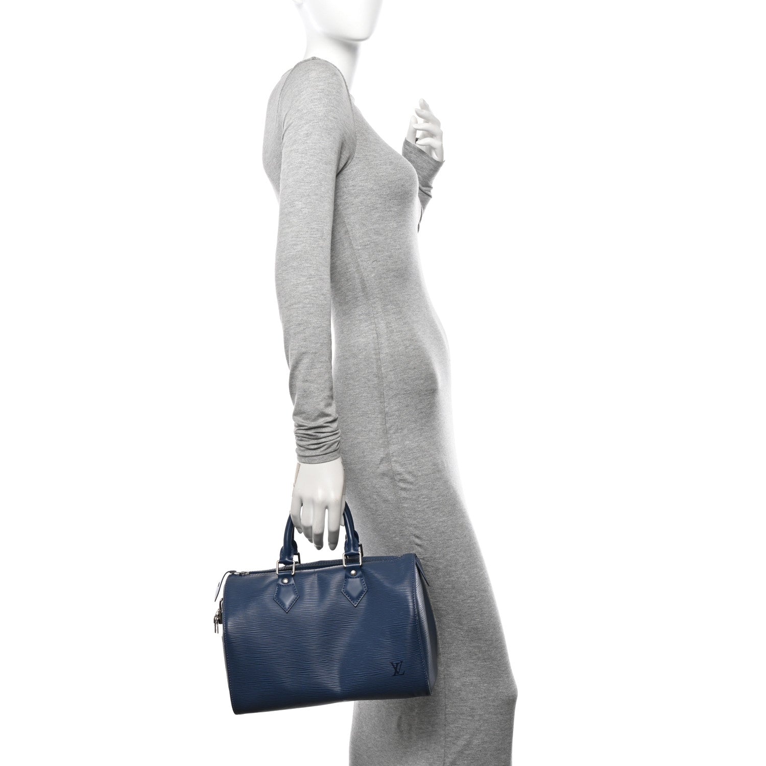 Louis Vuitton Epi Speedy 25 Myrtille 2 of 15