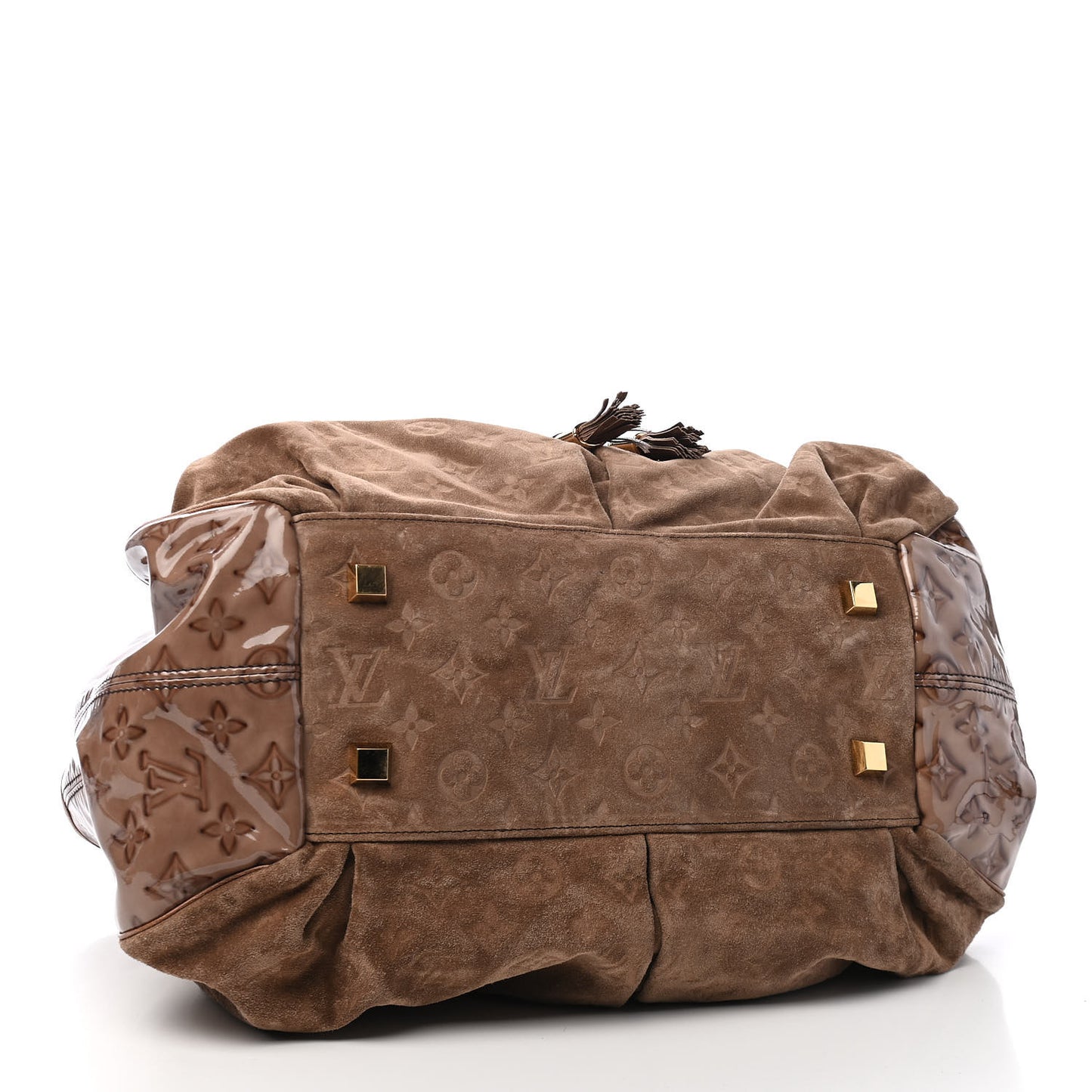 Suede Patent Monogram Irene Brown