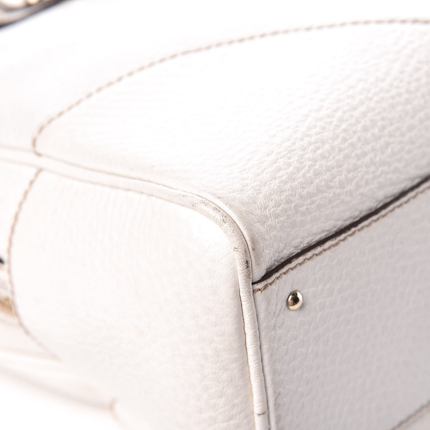 Gucci Calfskin Hasler Boston White 11 of 13