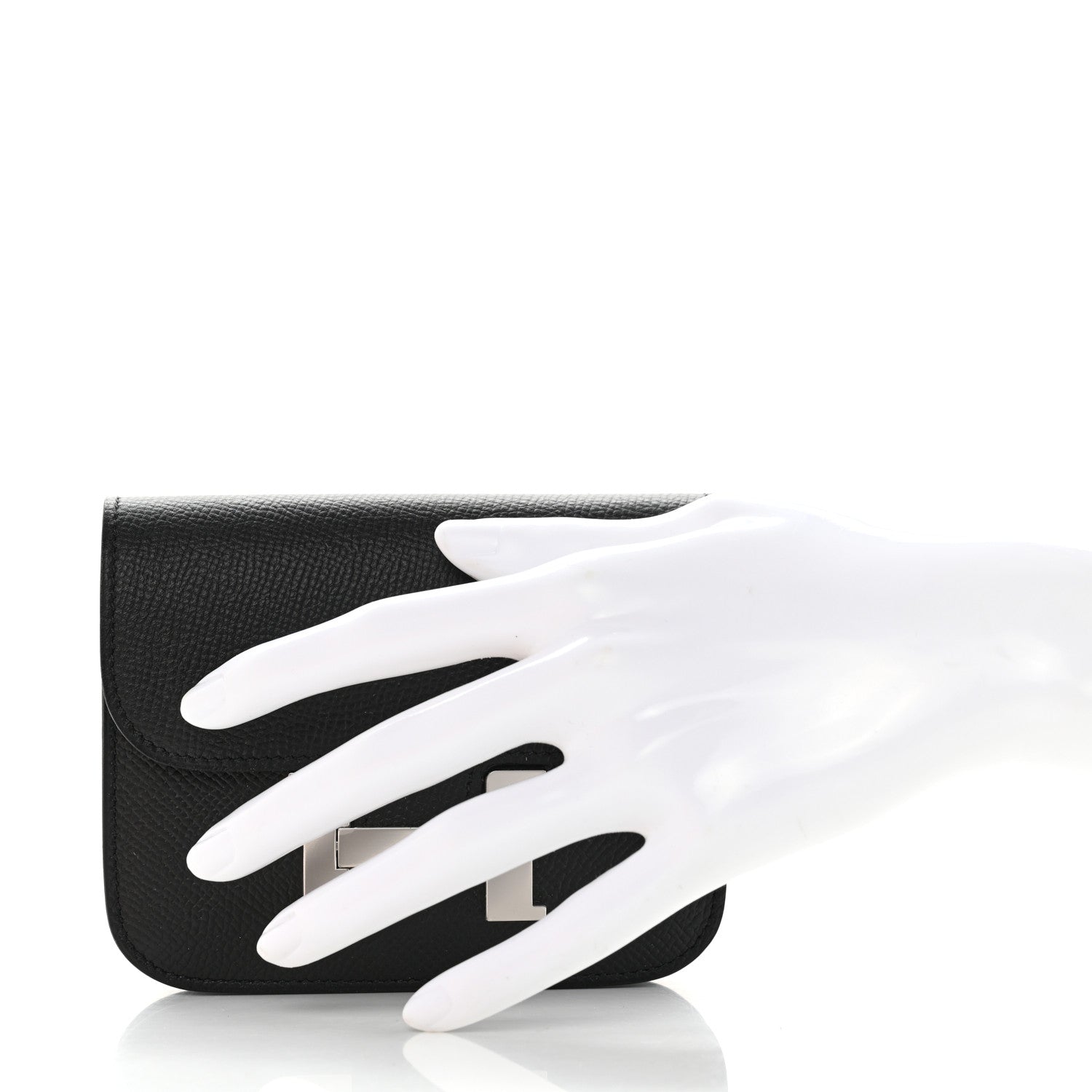 Hermes Epsom Constance Slim Wallet Black 2 of 12