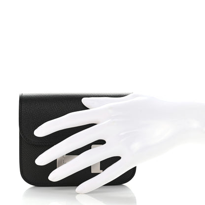 Hermes Epsom Constance Slim Wallet Black 2 of 12