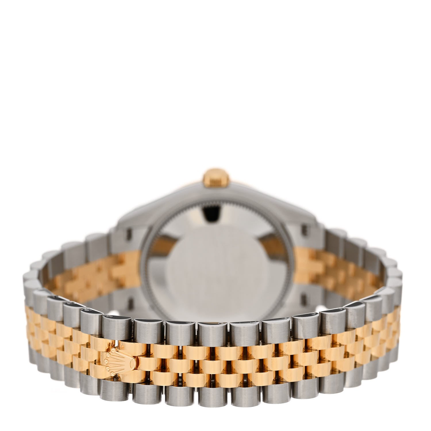 Rolex Stainless Steel 18K Yellow Gold Diamond Black Mother of Pearl 31mm Oyster Perpetual Datejust Watch 278273 3 of 5