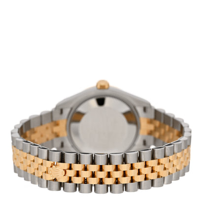 Rolex Stainless Steel 18K Yellow Gold Diamond Black Mother of Pearl 31mm Oyster Perpetual Datejust Watch 278273 3 of 5
