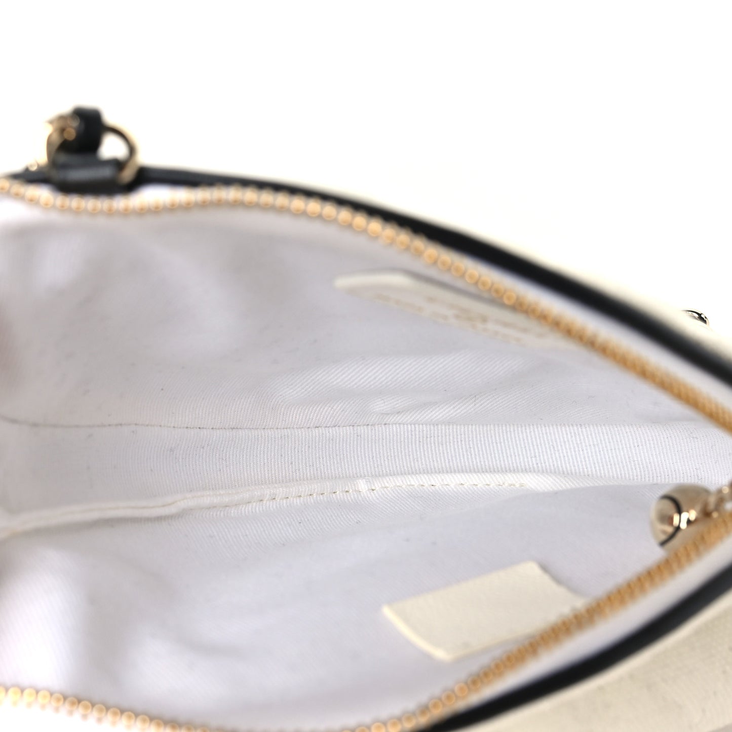 Canvas Calfskin Tennis Racket Clutch With Chain White Black