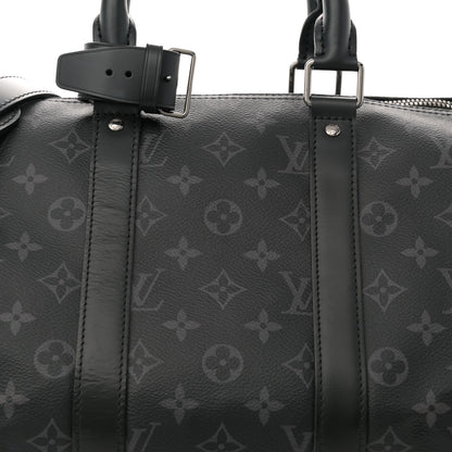 Louis Vuitton Monogram Eclipse Keepall Bandouliere 45 8 of 11