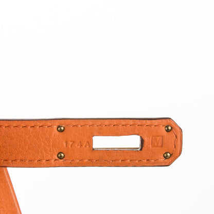 Hermes Togo Birkin 40 Orange 7 of 23
