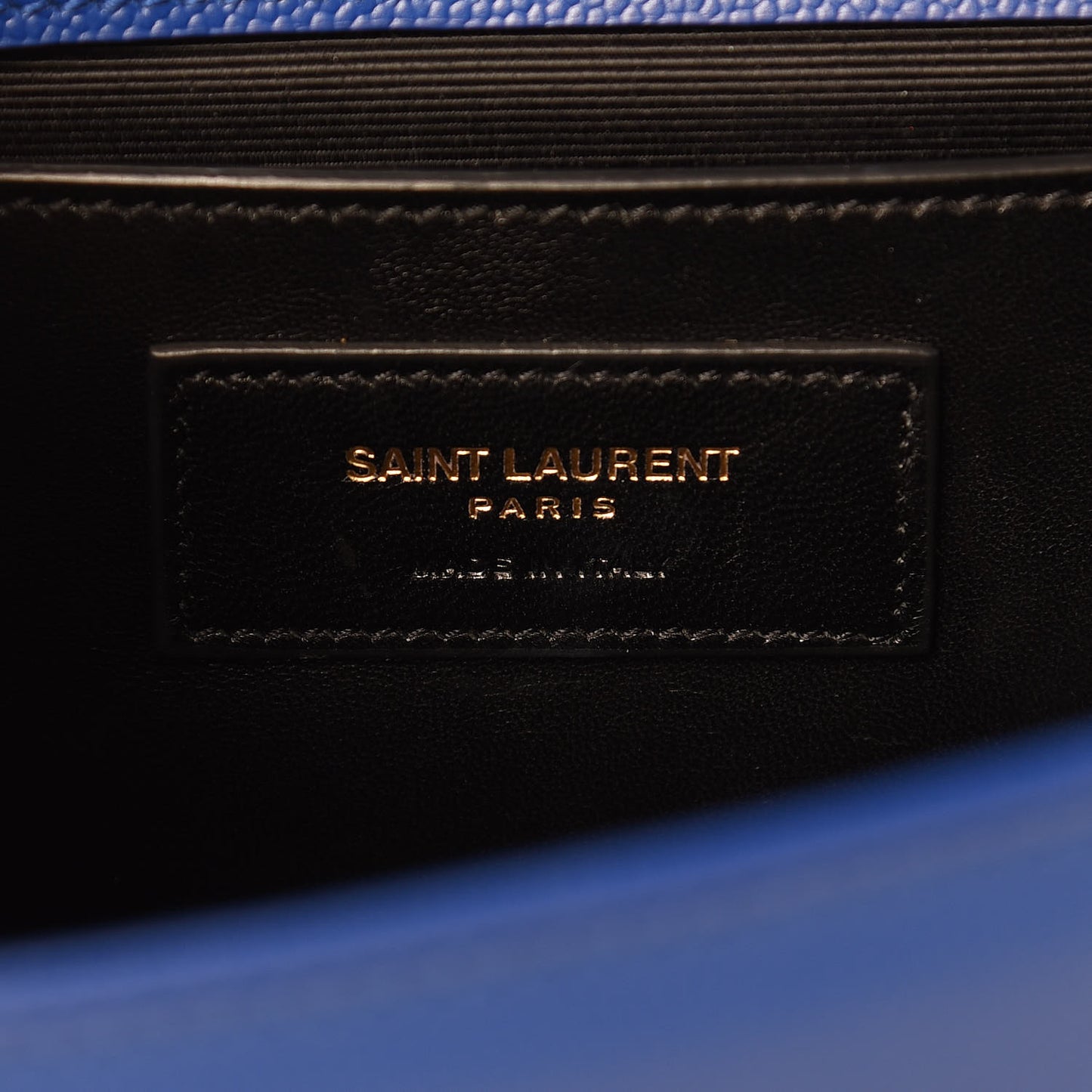 Grain De Poudre Medium Classic Monogram Kate Satchel Flash Blue