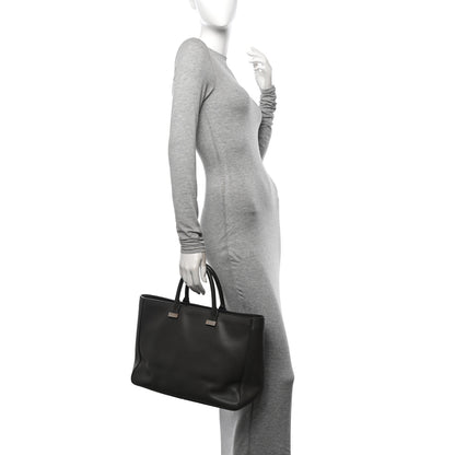 The Row Calfskin Day Luxe Tote Grey 2 of 10