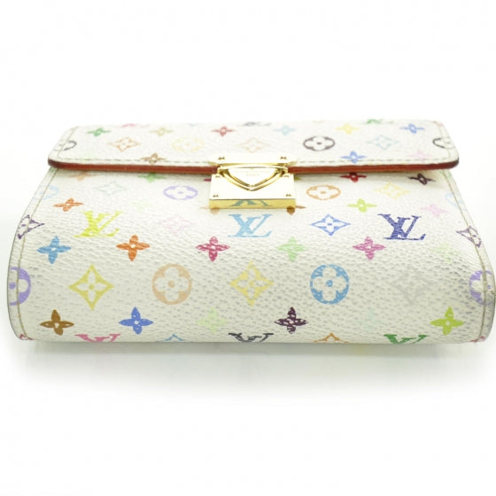 Monogram Multicolor Koala Wallet White