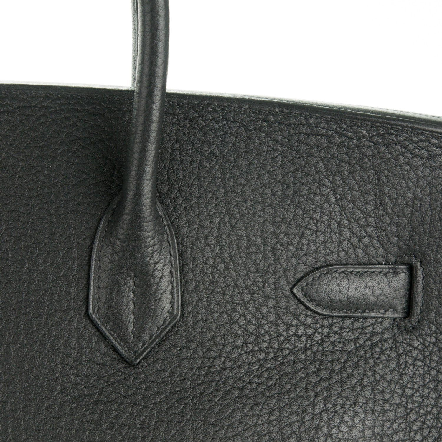 Hermes Taurillon Clemence Birkin 35 Black 16 of 24