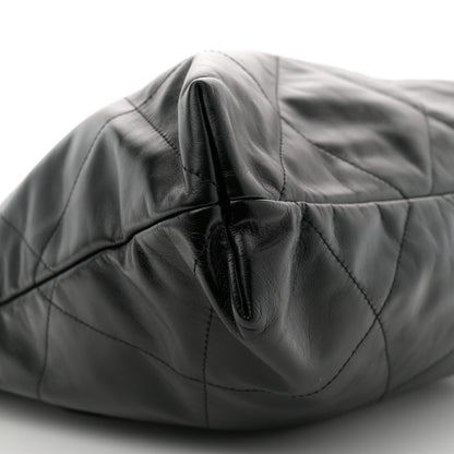 Chanel Shiny Calfskin Quilted Chanel 22 Black 10 of 11