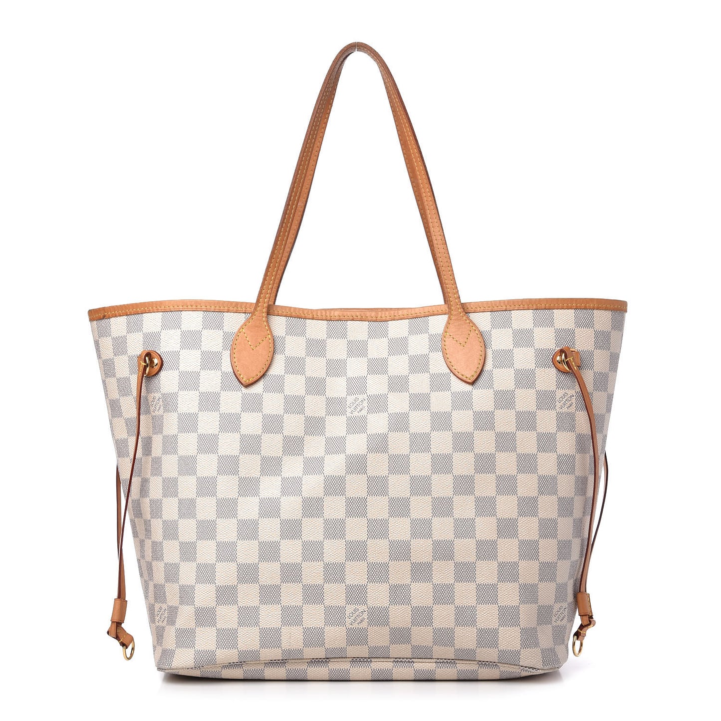 Damier Azur Neo Neverfull MM Rose Ballerine