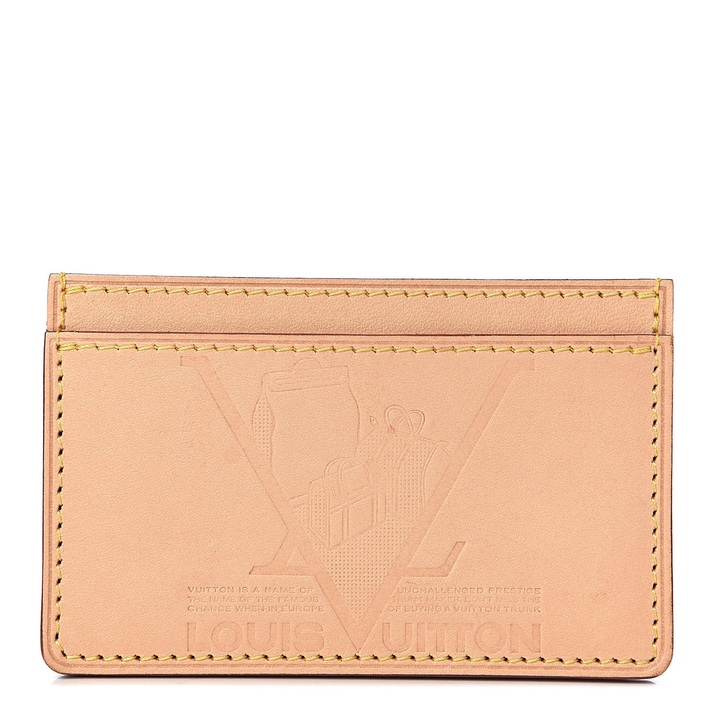 Vachetta Voyages Card Holder