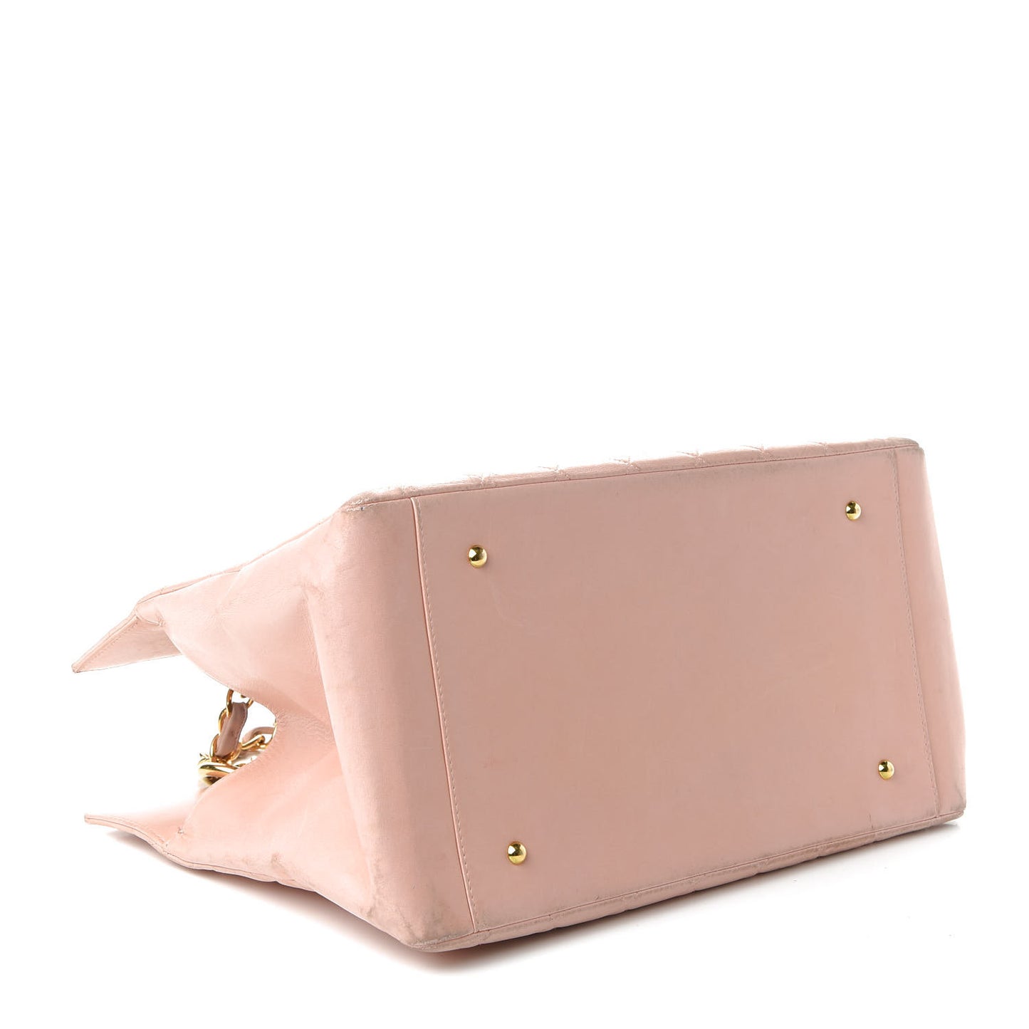 Lambskin Quilted Grand Shopping Tote GST Pink