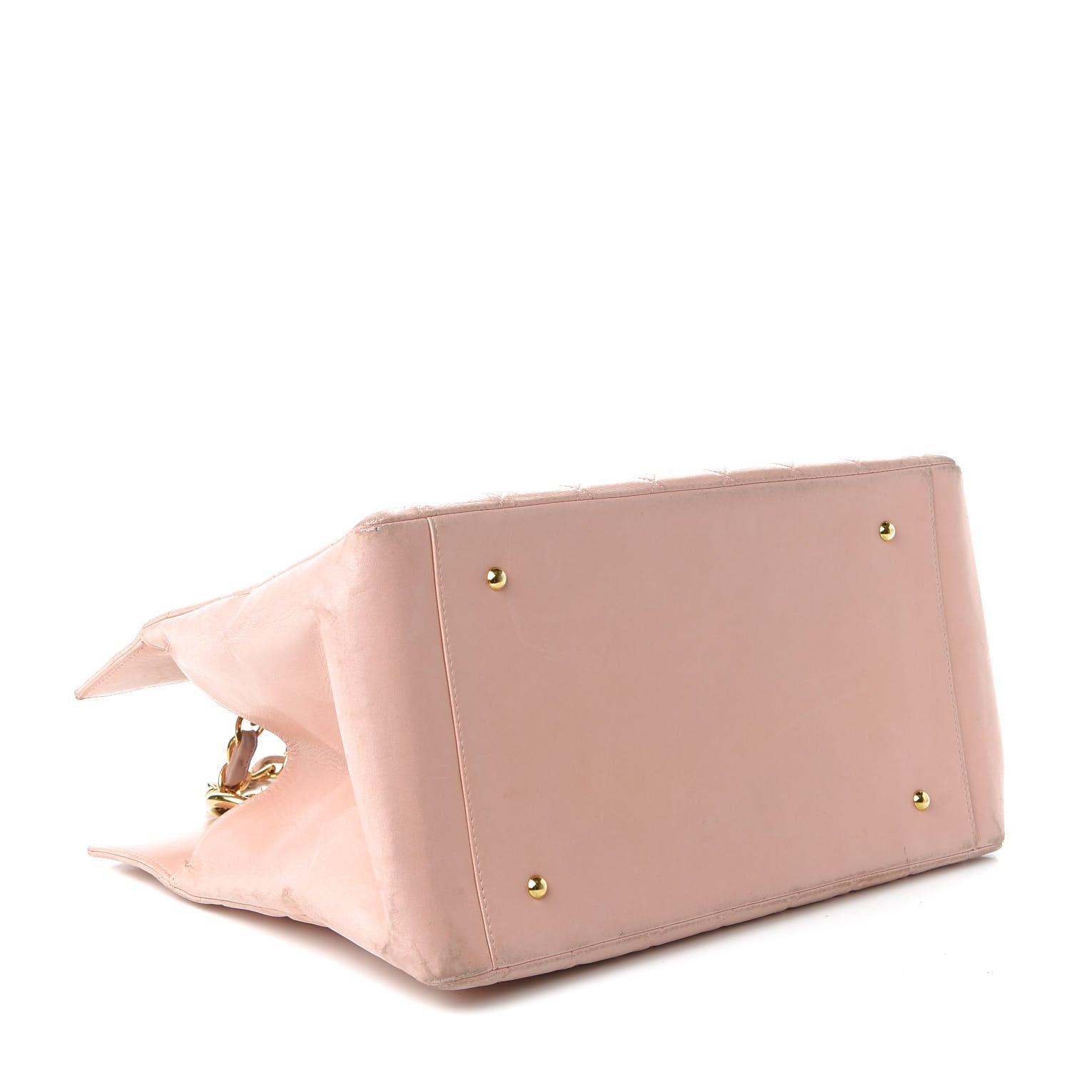 Chanel Lambskin Quilted Grand Shopping Tote GST Pink 4 of 18