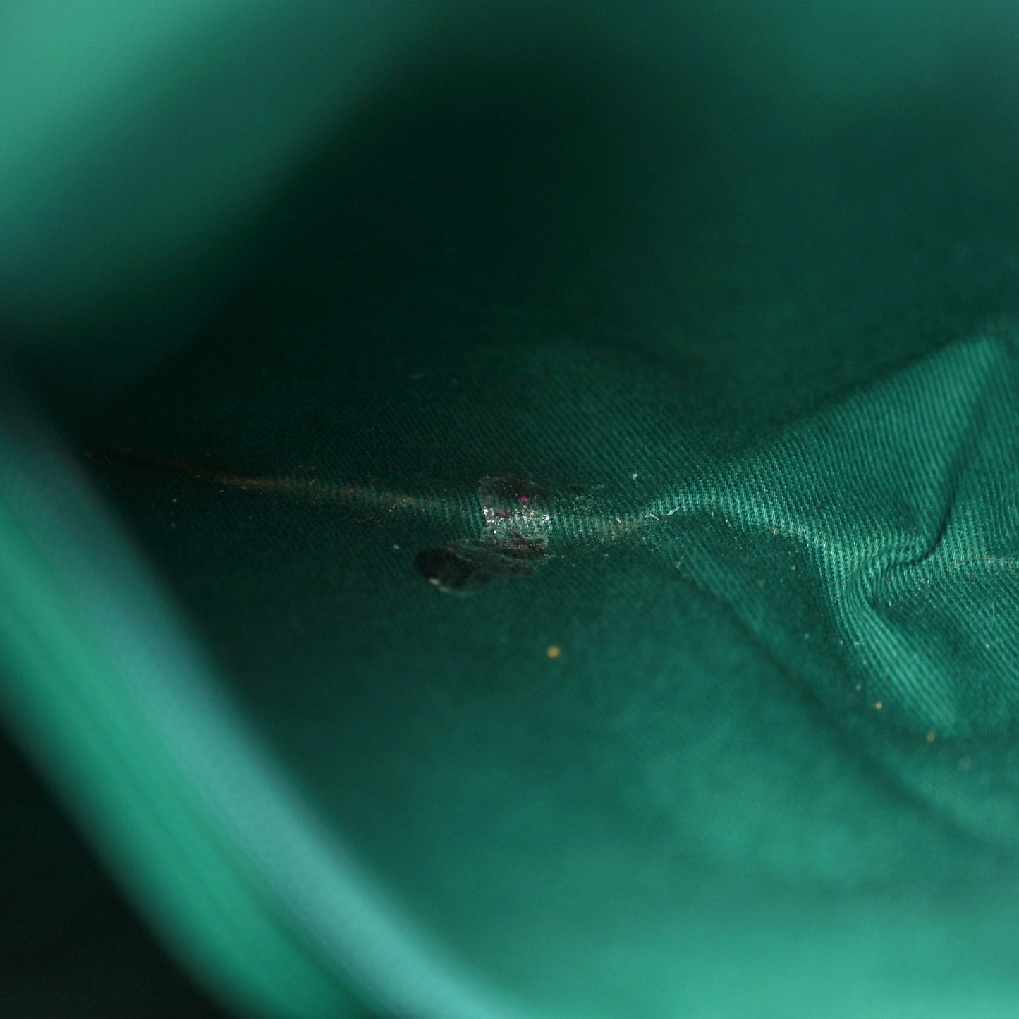 Calfskin Perforated Up In The Air North South Tote Green