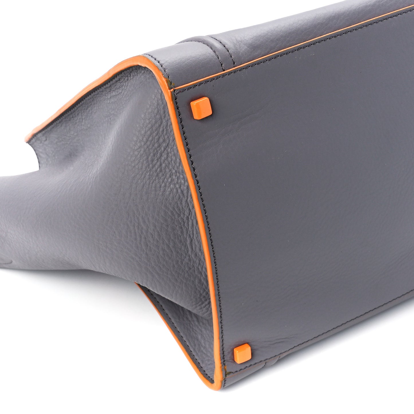 Supple Calfskin Medium Phantom Luggage Grey
