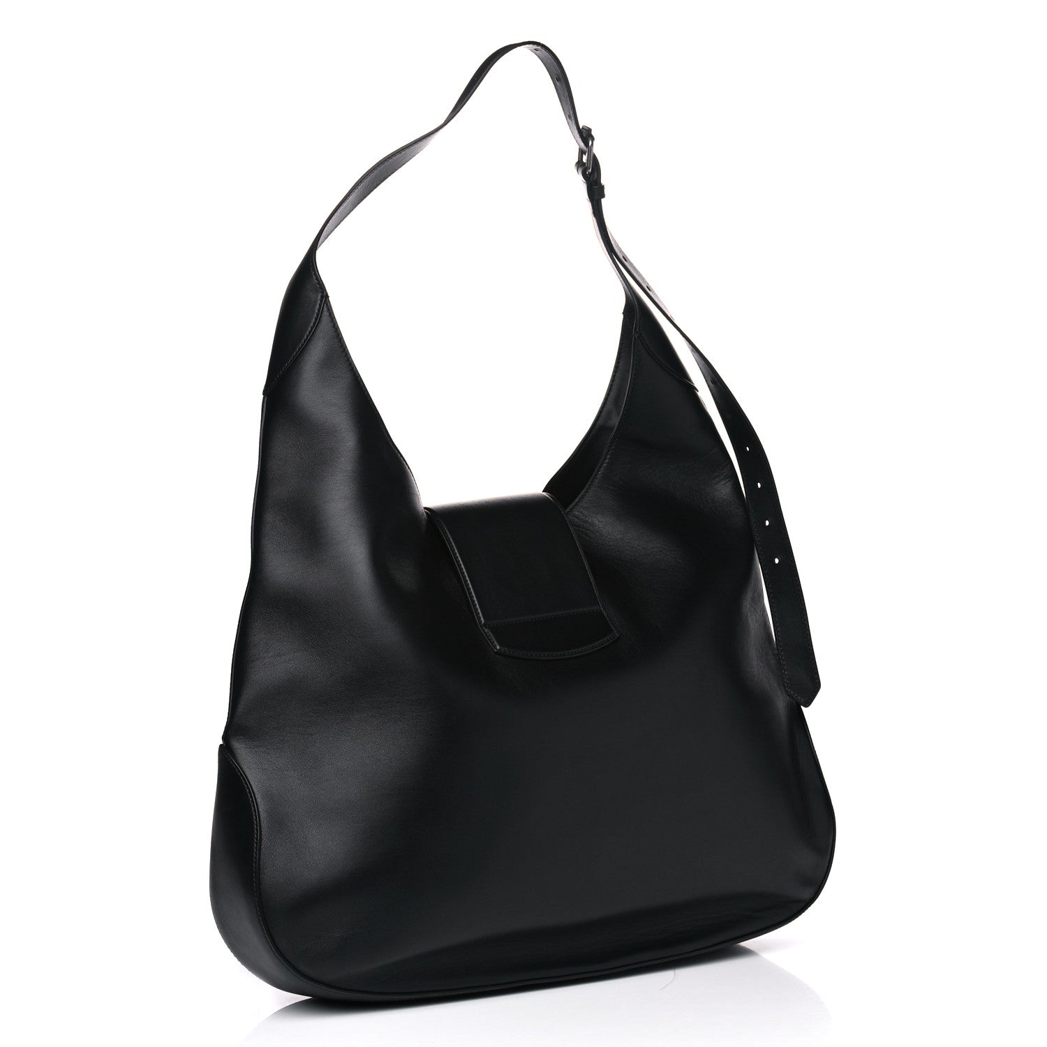 Gucci Calfskin Dog Embroidered Extra Large Dionysus Hobo Black 2 of 5