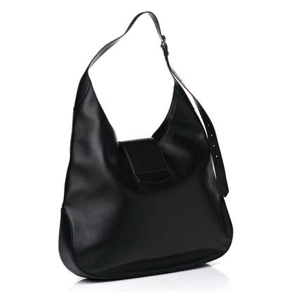 Gucci Calfskin Dog Embroidered Extra Large Dionysus Hobo Black 2 of 5