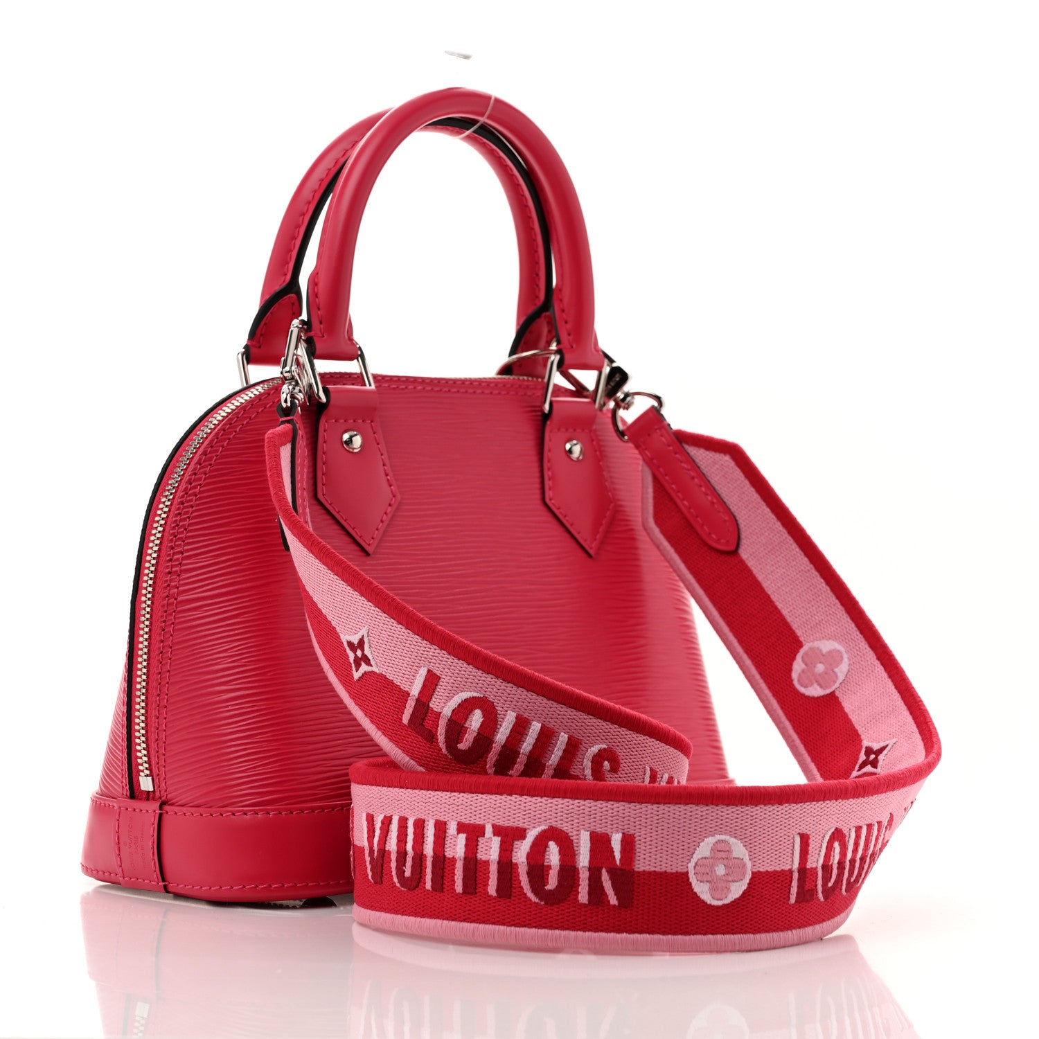 Louis Vuitton Epi Jacquard Alma BB Rose Pondicherry 3 of 9