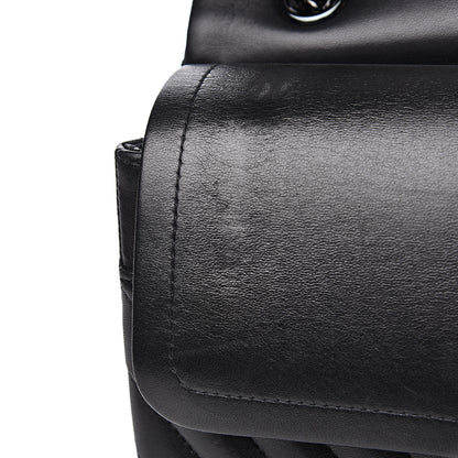 Chanel Lambskin Chevron Quilted Jumbo Double Flap So Black 16 of 18
