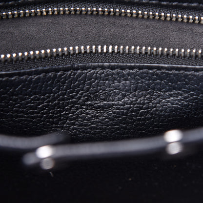 MCM Grained Calfskin Visetos Medium Sarah Hobo Black 8 of 15