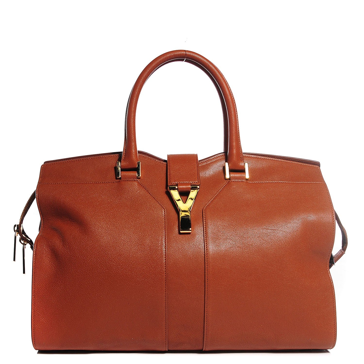 Saint Laurent Sheepskin Medium Cabas ChYc Ambra 1 of 9
