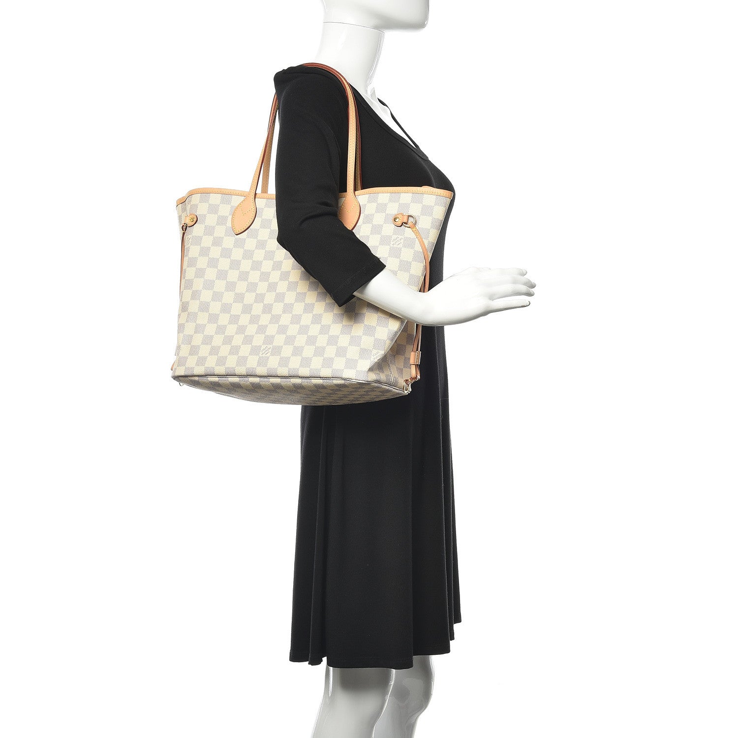 Louis Vuitton Damier Azur Neo Neverfull MM 2 of 10
