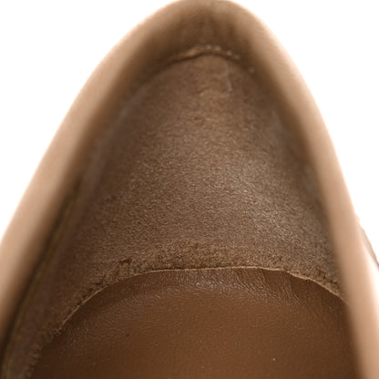 Hermes Goatskin Womens Royal Loafers 39 Beige Argile 10 of 11