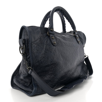 Balenciaga Agneau Classic Hardware City Bleu Nuit Dark Sea 4 of 12