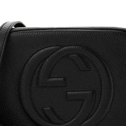 Gucci Pebbled Calfskin Small Soho Disco Bag Black 8 of 16