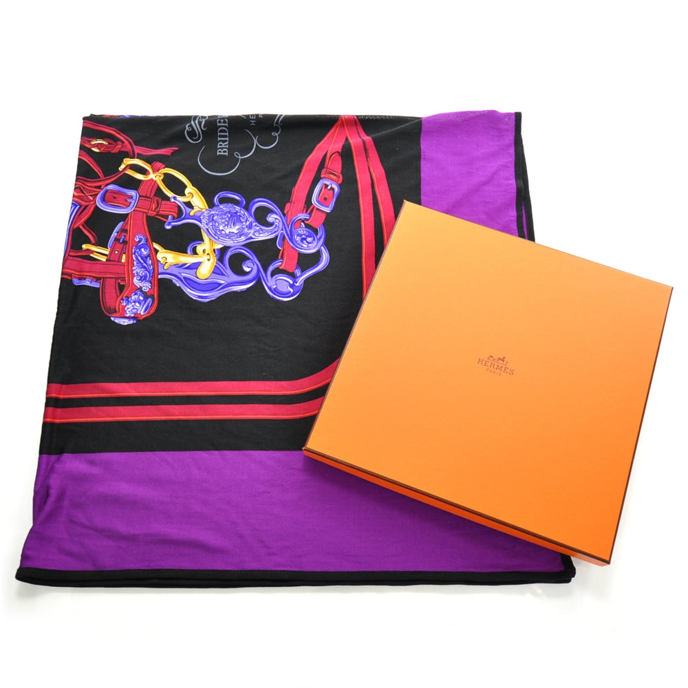 Hermes Silk Jersey Brides De Gala Scarf 90 7 of 8