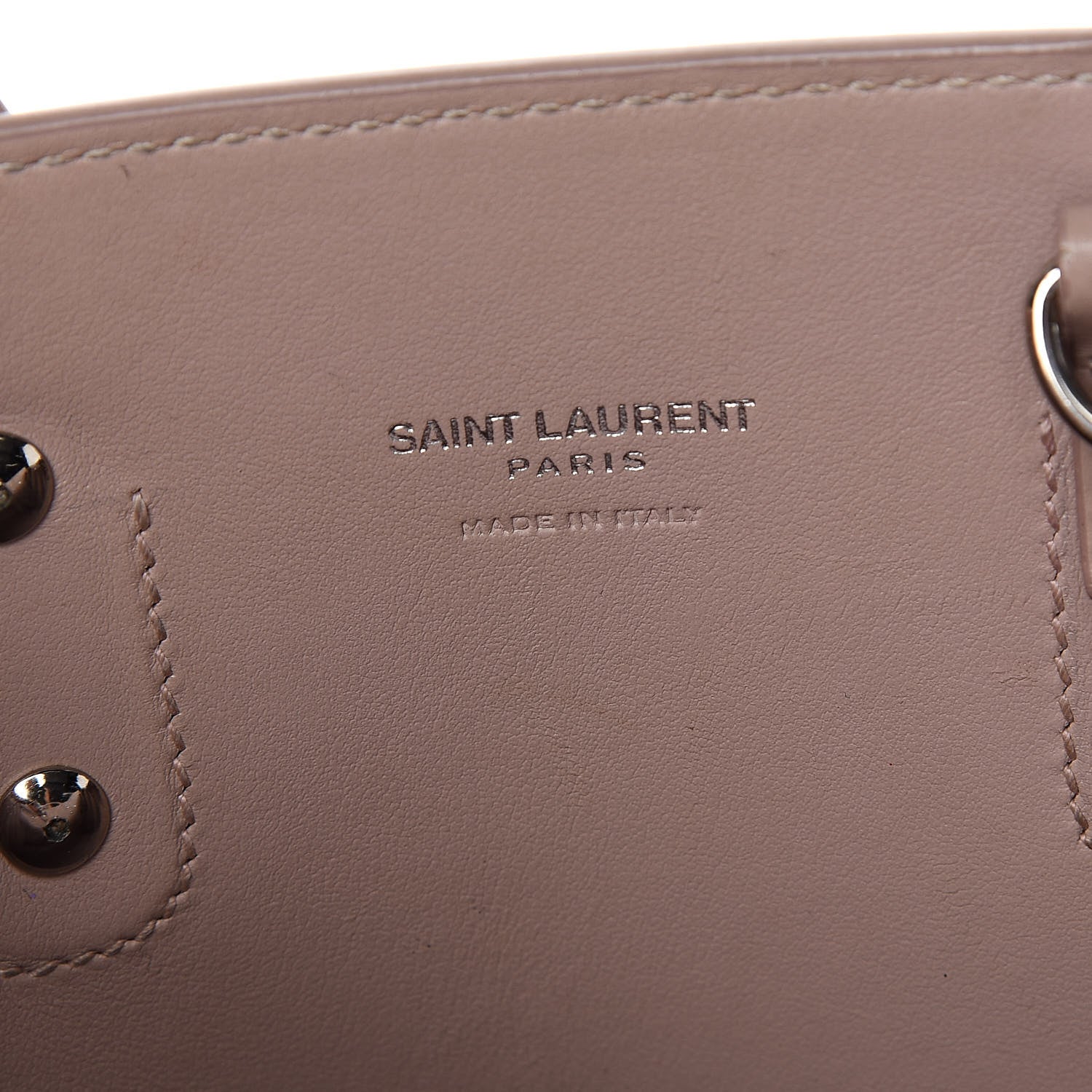 Saint Laurent Grained Calfskin Nano Sac De Jour Antique Rose 6 of 13