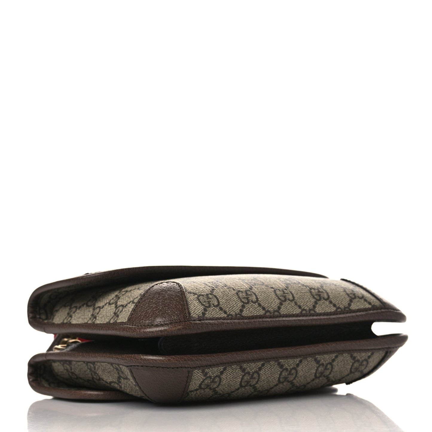GG Supreme Monogram Web Small Neo Vintage Double Flap Messenger Bag Beige New Acero