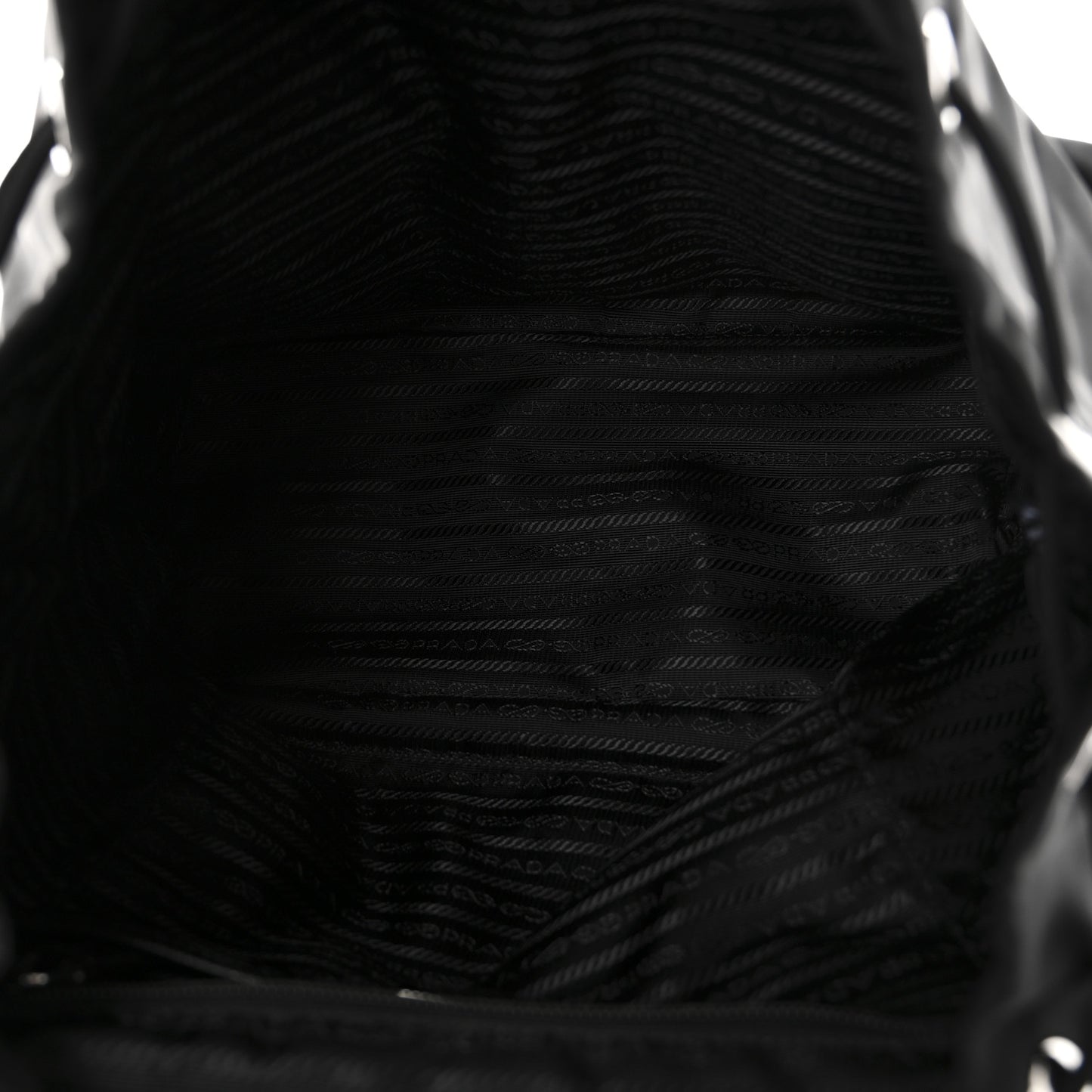 Re-Nylon Saffiano Medium Backpack Black