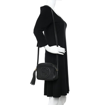 Gucci Pebbled Calfskin Small Soho Disco Bag Black 2 of 9