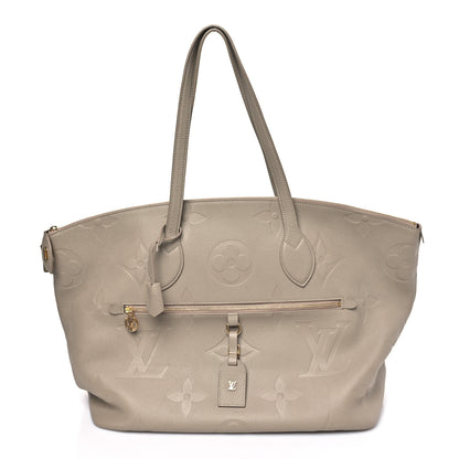 Louis Vuitton Empreinte Monogram Giant Travel Bag Tourterelle Creme 1 of 10