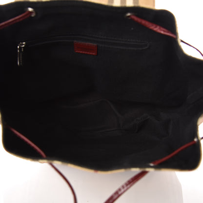 Burberry Haymarket Check Backpack 7 of 10
