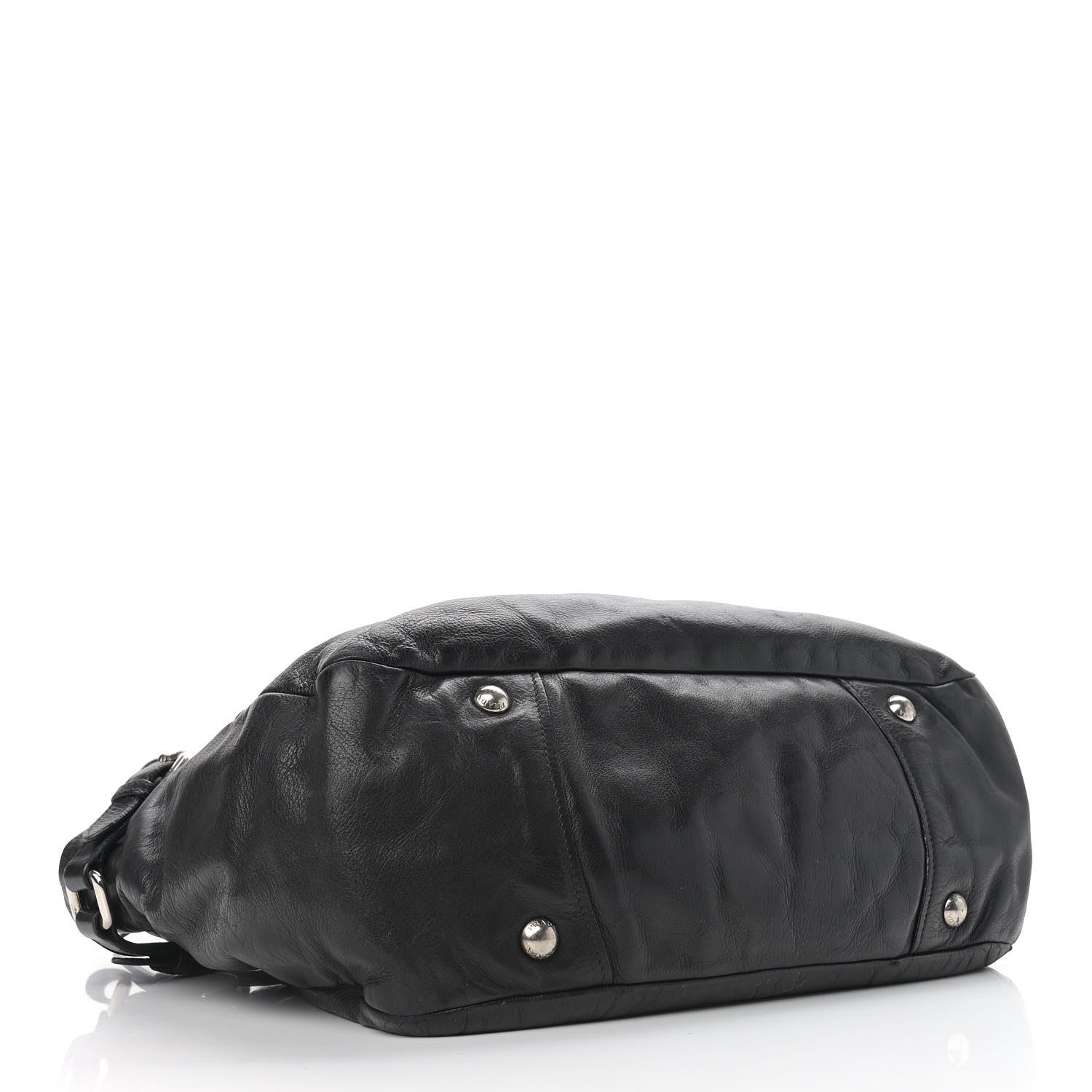 Prada Vitello Daino Shoulder Bag Black 4 of 11