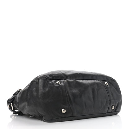 Prada Vitello Daino Shoulder Bag Black 4 of 11