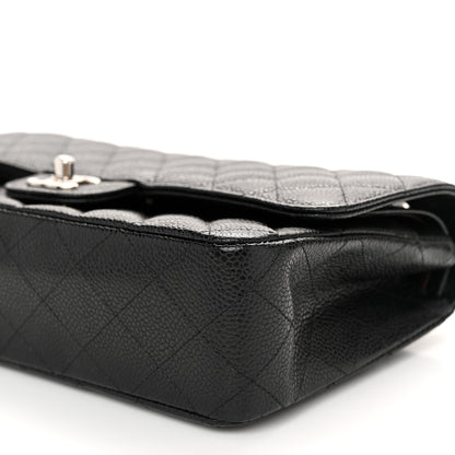 Chanel Caviar Quilted Medium Double Flap Black 10 of 11