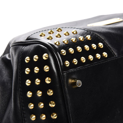 Burberry Lambskin Bridle Studs Small Canterbury Tote Black 12 of 15