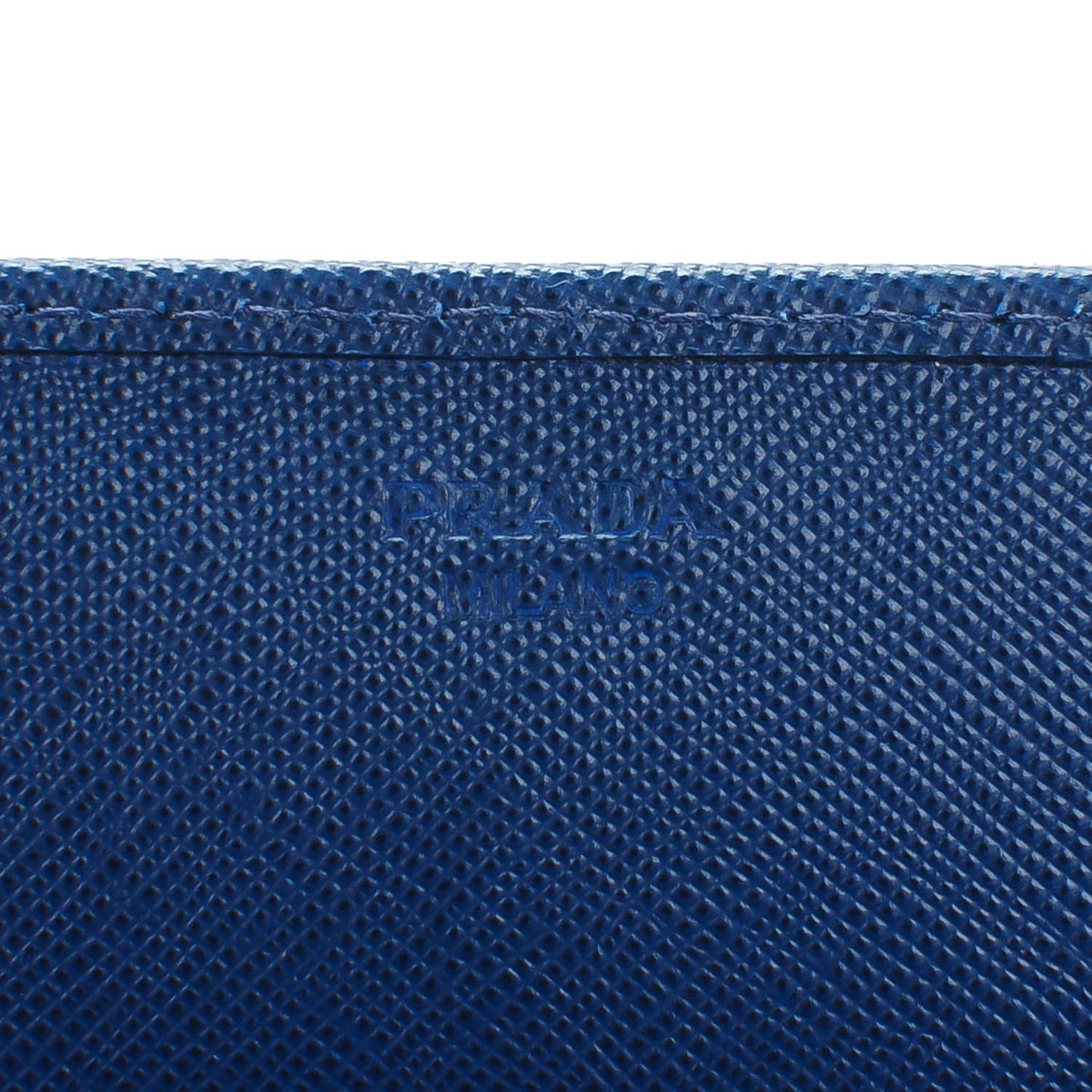 Saffiano Studded Mini Crossbody Wallet Bleuette