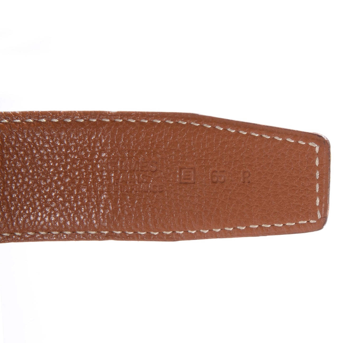 Box Togo Reversible Polished Constance 32mm H Belt Noir Gold 65