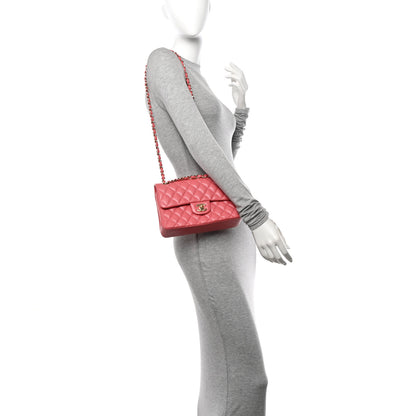Chanel Caviar Quilted Small Double Flap Pink 3 of 10