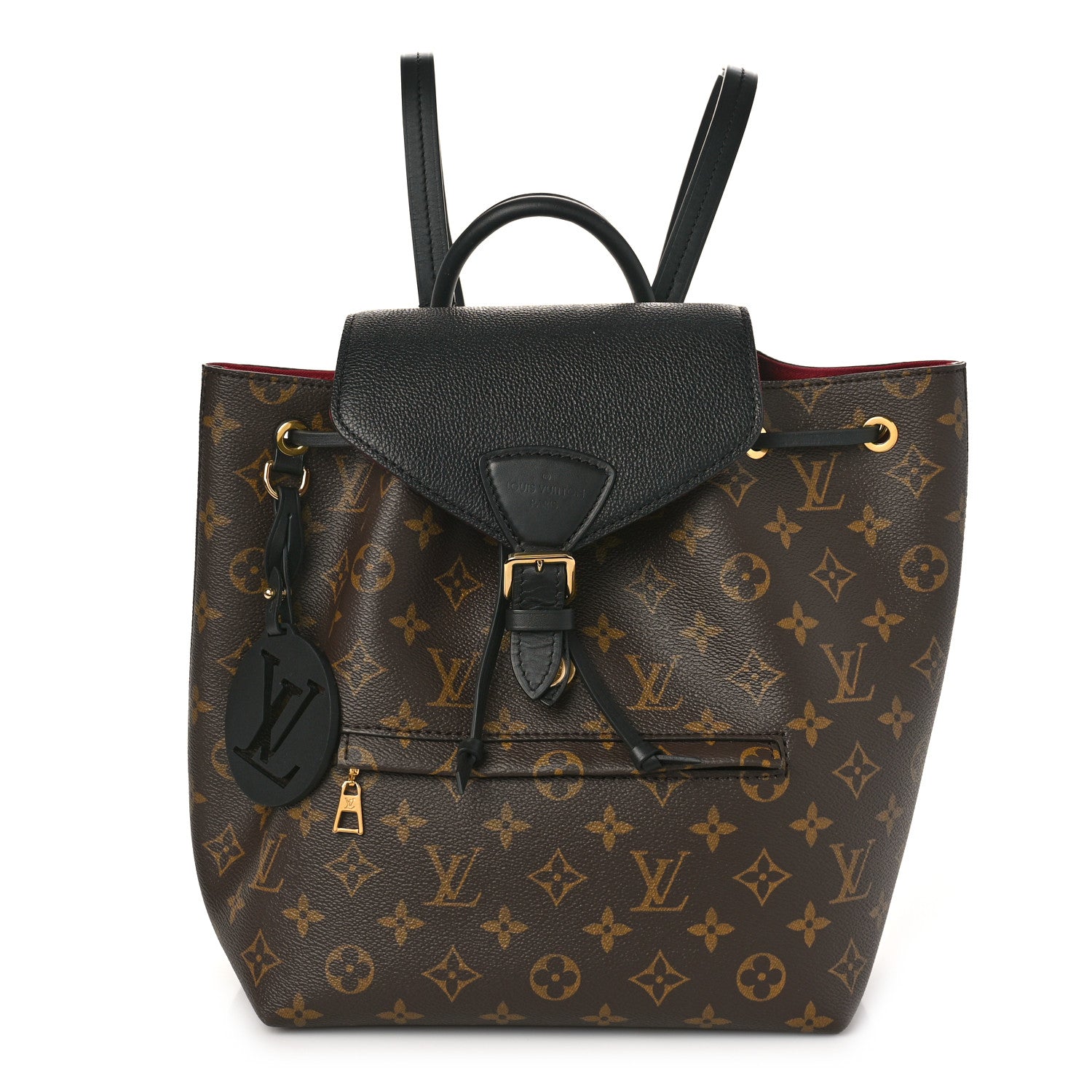 Louis Vuitton Monogram Montsouris PM Black 1 of 8