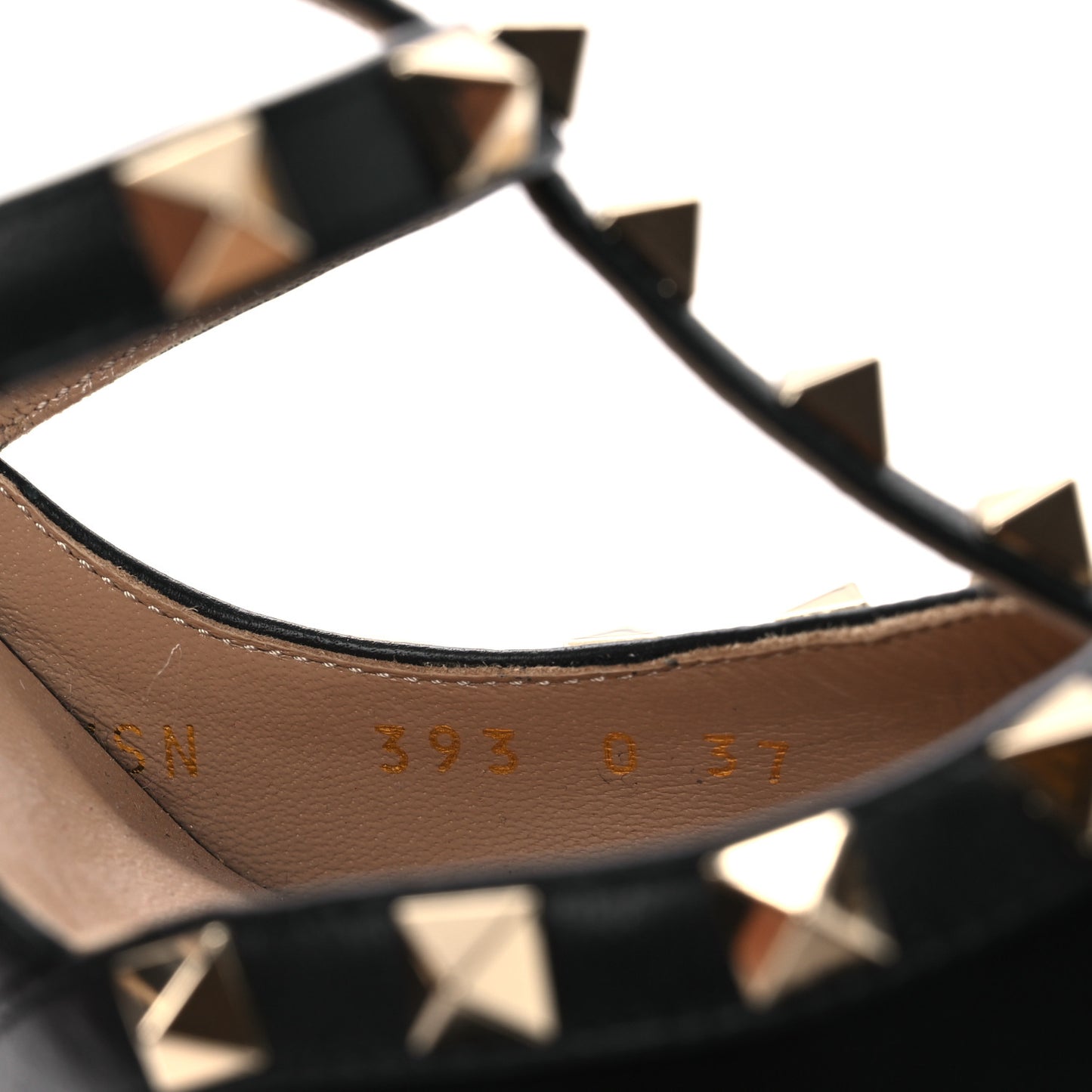 Suede Rockstud Ankle Strap Pumps 37 Black