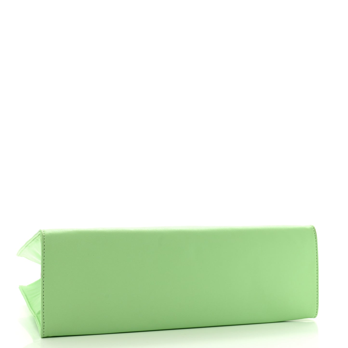 Vegan Leather Medium Shopping Bag Double Mint