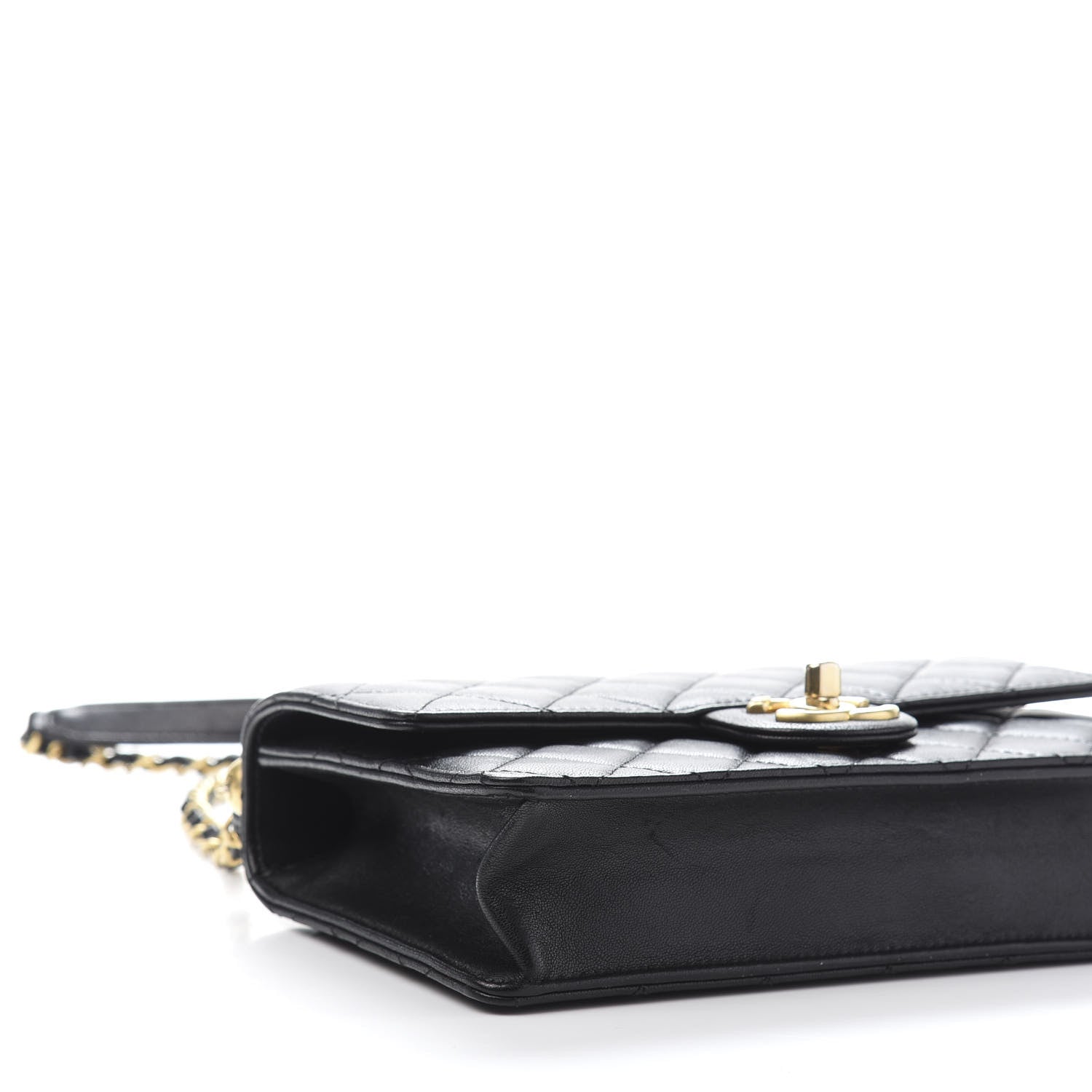 Chanel Lambskin Quilted Small Chic Pearls Flap Black 9 of 12